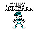 Jenny Wakeman/XJ9 (Mega Man NES-Style)