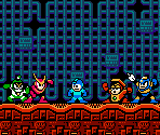 Wily Fortress 1 Tileset (Wily's Revenge, GBC-Style)