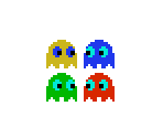 Ghostmuncher Ghosts (NES-Style)
