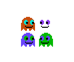 The Ghost Muncher PT3 Ghosts (NES-Style)