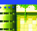 Sky Sanctuary Zone (Sonic's Act, High BG Layer)