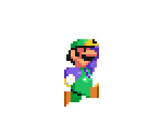 Luigi (Super Mario Bros., Super Mario All-Stars-Style)