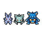 Nidoran♀, Nidorina, & Nidoqueen