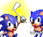Sonic (Sonic Golf Mobile, Sonic 1 & 2-Style)