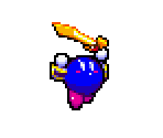 Meta Knight (Maskless, Kirby Advance-Style)