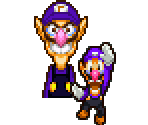 Waluigi (Overworld, Mario & Luigi: Superstar Saga-Style)