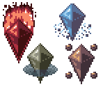 Elemental Crystals (Tales of the World-Style)