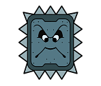 Thwomp (Paper Mario-Style, Modern)