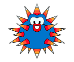 Big Urchin (Paper Mario-Style, Classic)