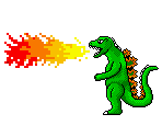 Godzilla (Heisei Era, Super Mario World-Style)