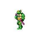 Michaelangelo (NES, Mega Man 8-bit Deathmatch-Style)