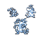 #158 Totodile, #159 Croconaw & #160 Feraligatr (R/G/B-Style)