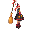 Female Mage (Broomstick)