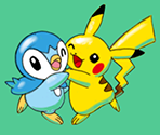 Piplup and Pikachu