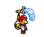 Mario & FLUDD (Mario & Luigi: Superstar Saga-Style)