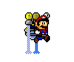 Mario & FLUDD (Super Mario World-Style)