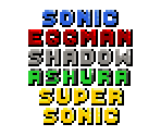 Sonic 2 Special Stage HUD Font (Expanded)
