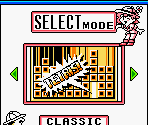 Mode Select Screen (SGB)