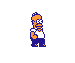 Homer Simpson (Zelda 2-Style)