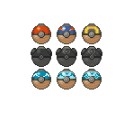 Hisuian Pokeballs (Gen V-Style)