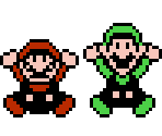 Mario & Luigi (WarioWare Gold SMB3 Death Sprites, Expanded)