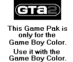 Game Boy Error Message