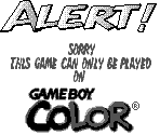 Game Boy Error Message