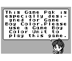 Game Boy Error Message