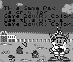 Game Boy Error Message