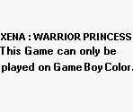 Game Boy Error Message