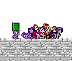 The Mane Six + Spike (Chip 'n Dale: Rescue Rangers NES-Style)