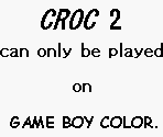 Game Boy Error Message