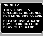 Game Boy Error Message