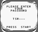 Password Screen Elements