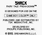 Game Boy Error Message