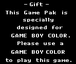 Game Boy Error Message