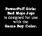 Game Boy Error Message