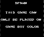 Game Boy Error Message