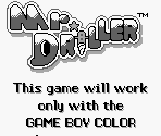 Game Boy Error Message