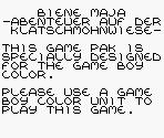 Game Boy Error Message