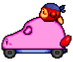 Mouthful Car Kirby (Kirby Super Star-Style)