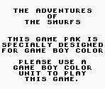 Game Boy Error Message