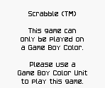 Game Boy Error Message