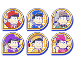 Set Icons (Akatsuka TV: Hexagon and Friends {The Sextuplet Brothers})