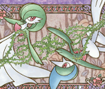 Pair Art: Gardevoir and Gallade