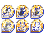 Set Icons (Cats: Dried Sardines)