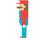 Mario (Me & My Katamari Ending Minigame-Style)