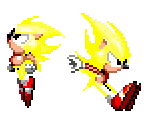 The Spriters Resource - Full Sheet View - Sonic the Hedgehog Media Customs  - Powerless Sonic (Fleetway, Sonic 3-Style)