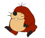 Morty Mole (Paper Mario-Style)