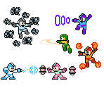 Mega Man 7 Weapons (NES-Style)